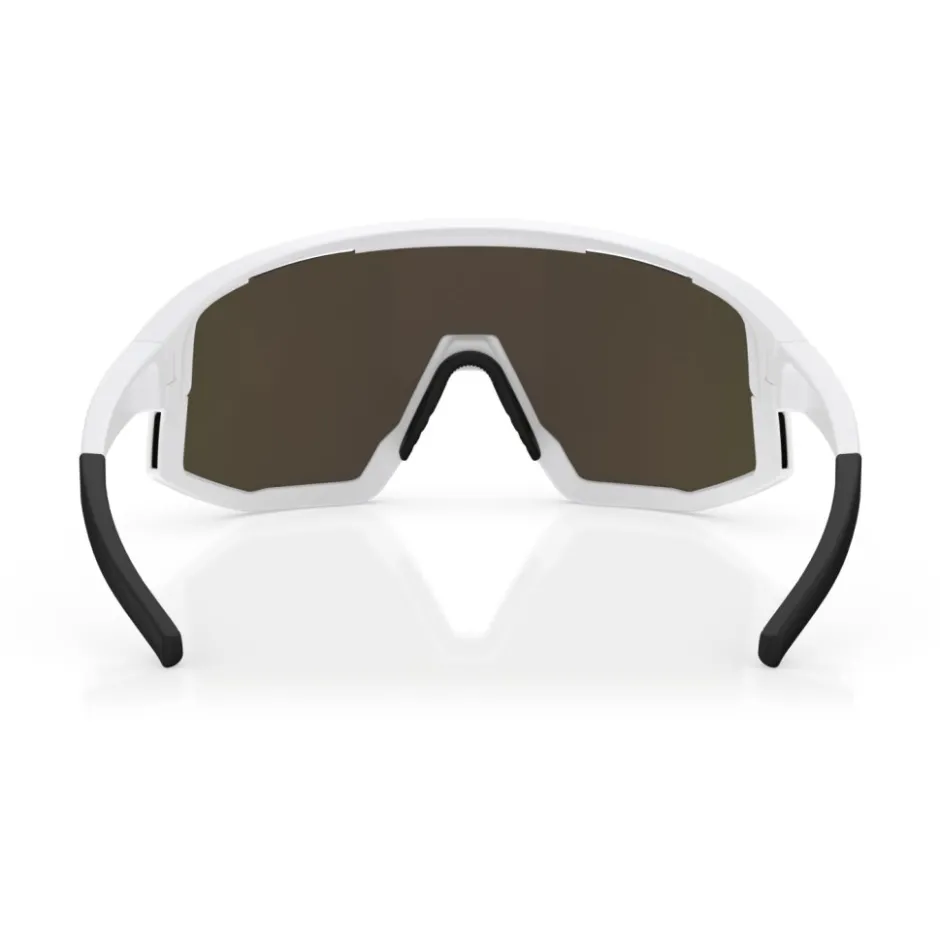 Alpine & Skibrillen < Bliz Fusion Bril - Matt White - Smoke Red Multi