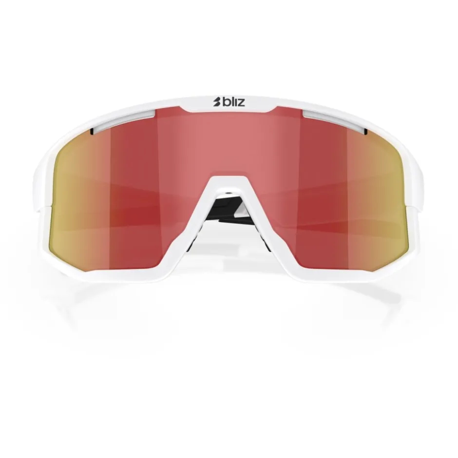 Alpine & Skibrillen < Bliz Fusion Bril - Matt White - Smoke Red Multi