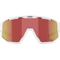 Alpine & Skibrillen < Bliz Fusion Bril - Matt White - Smoke Red Multi