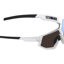 Alpine & Skibrillen < Bliz Fusion Small Bril - Matt White - Brown Blue Multi