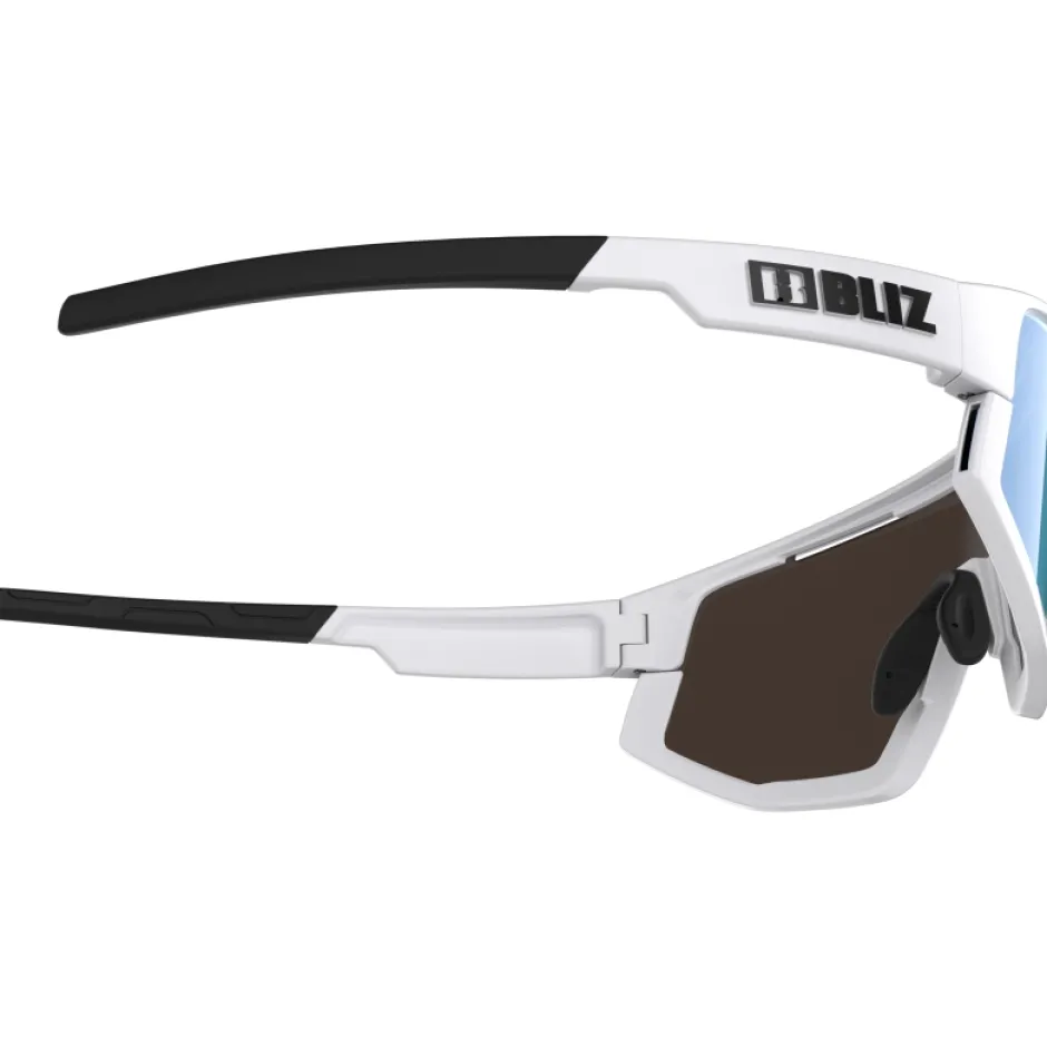 Alpine & Skibrillen < Bliz Fusion Small Bril - Matt White - Brown Blue Multi
