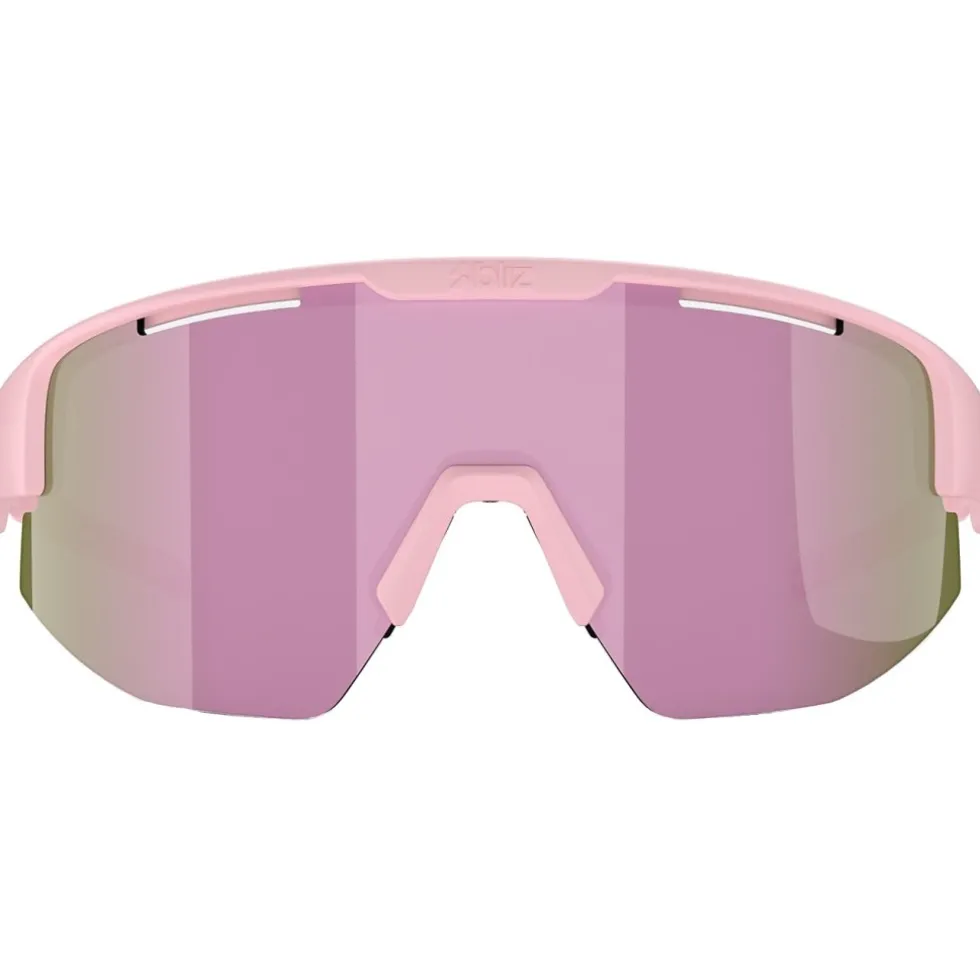 Bliz Matrix Small Brillen - Matt Powder Pink - Brown Rose Multi