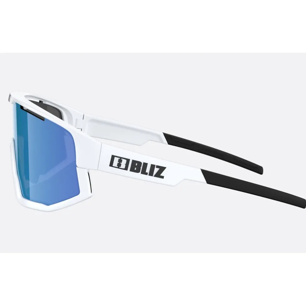 Bliz Vision Bril - Matt White - Smoke Blue Multi