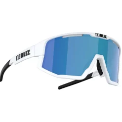 Bliz Vision Bril - Matt White - Smoke Blue Multi