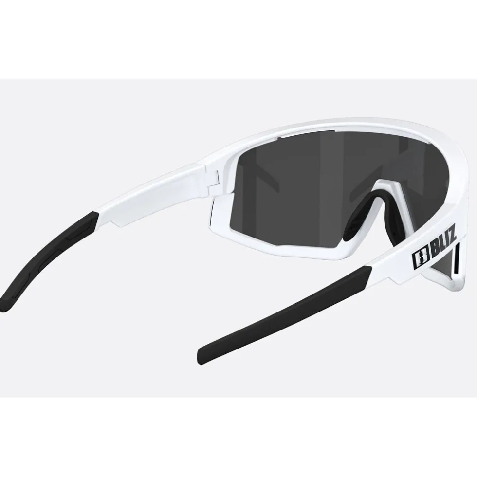 Bliz Vision Bril - Matt White - Smoke Blue Multi