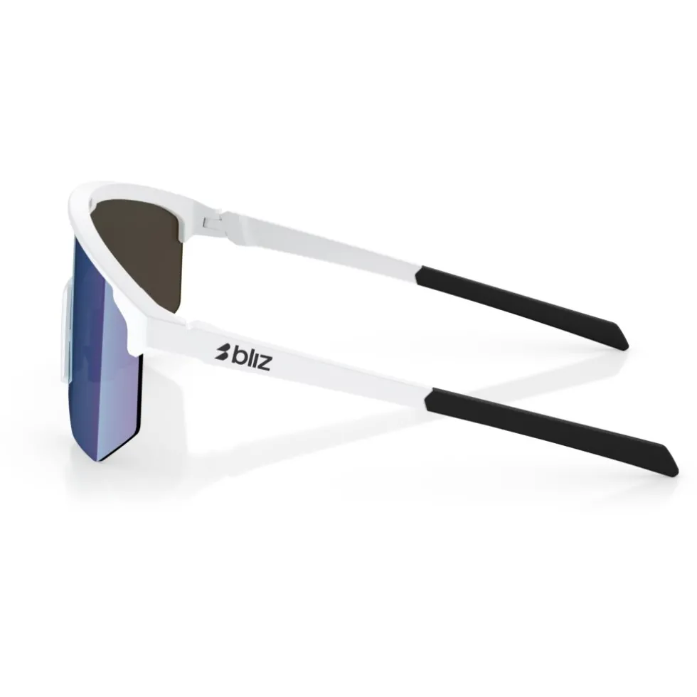 Bliz Hero Small Brillen - Matt White - Brown Blue Multi