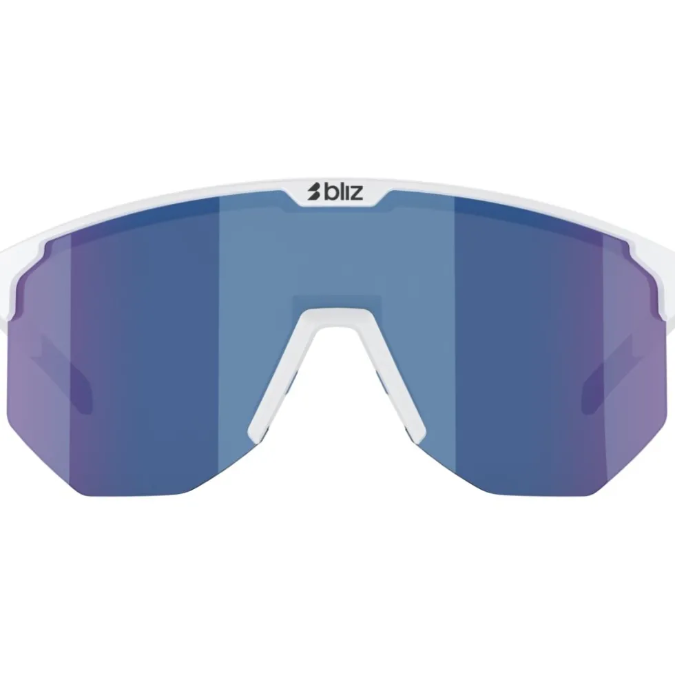 Bliz Hero Small Brillen - Matt White - Brown Blue Multi
