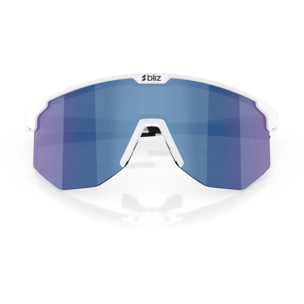 Bliz Hero Small Brillen - Matt White - Brown Blue Multi