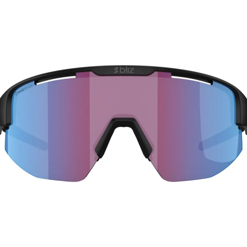 Bliz Matrix Brillen - Matt Black - Nordic Light Begonia/Blue Multi
