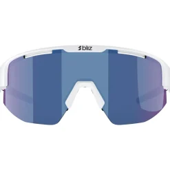 Bliz Matrix Small Brillen - Matt White - Smoke Blue Multi