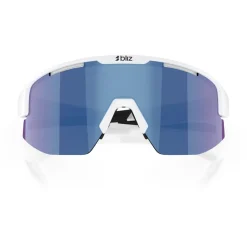 Bliz Matrix Small Brillen - Matt White - Smoke Blue Multi