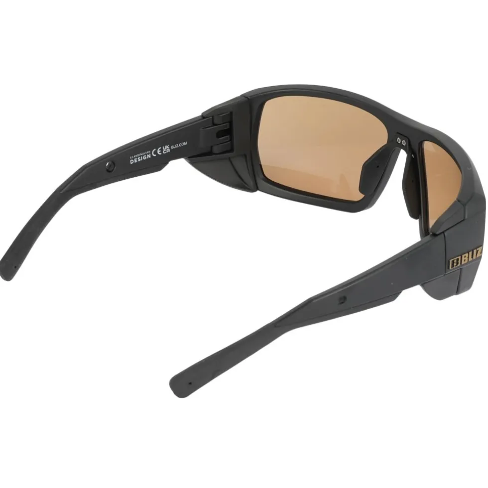 Bliz Peak Bril - Matt Black - Photochromic Brown/Blue Multi