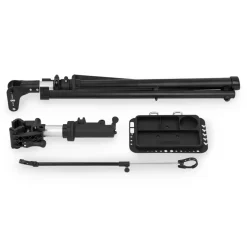 BLUECHAIN Essential Montagestandaard met Gereedschapsbak 25 kg - zwart/aluminium