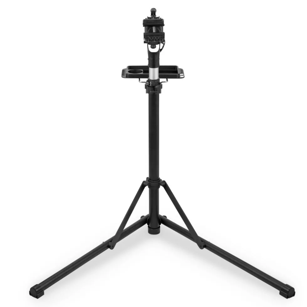 BLUECHAIN Essential Montagestandaard met Gereedschapsbak 25 kg - zwart/aluminium
