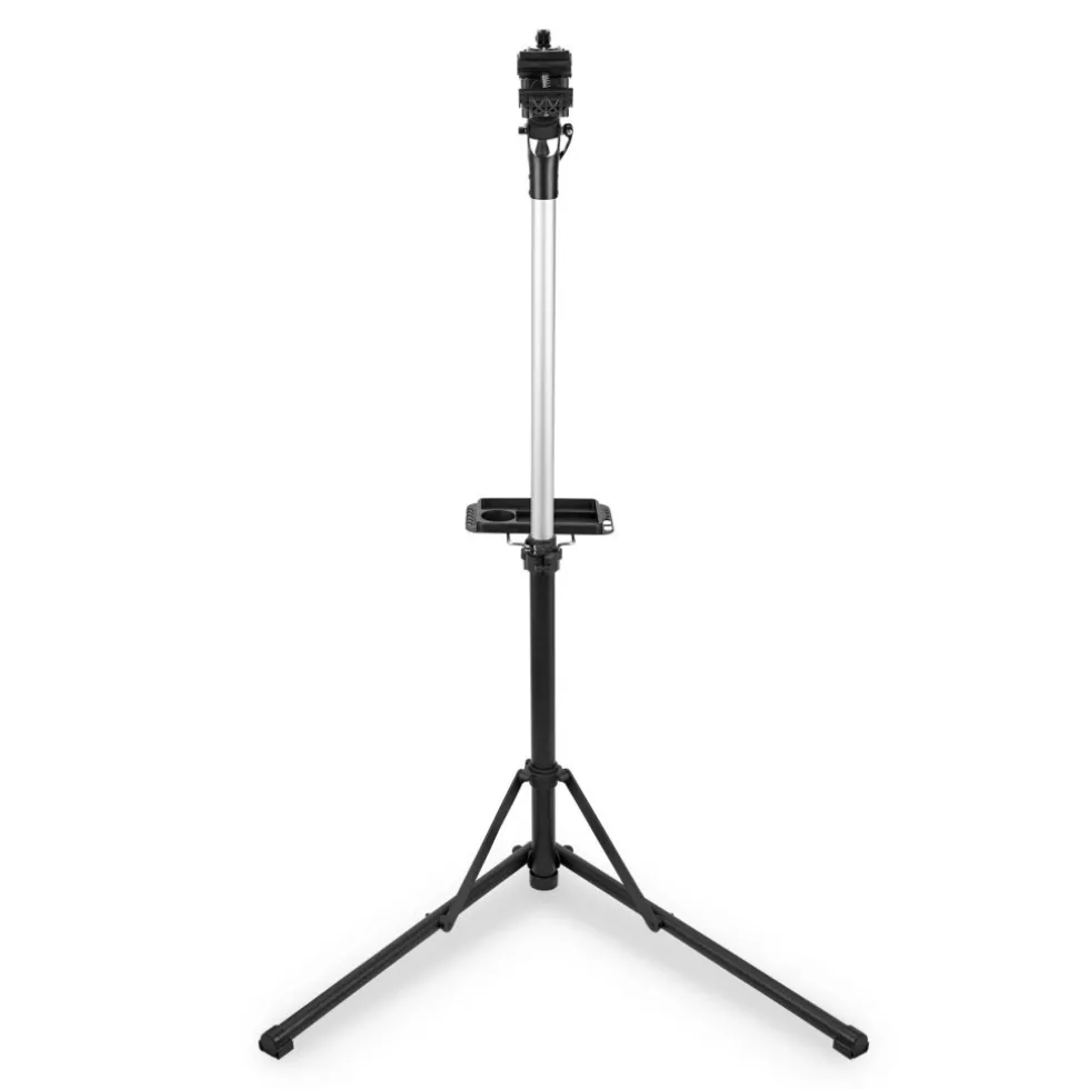 BLUECHAIN Essential Montagestandaard met Gereedschapsbak 25 kg - zwart/aluminium