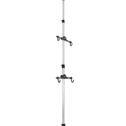 BLUECHAIN Fietshouder Vloer / Plafond voor 2 Wielen - aluminium/zwart