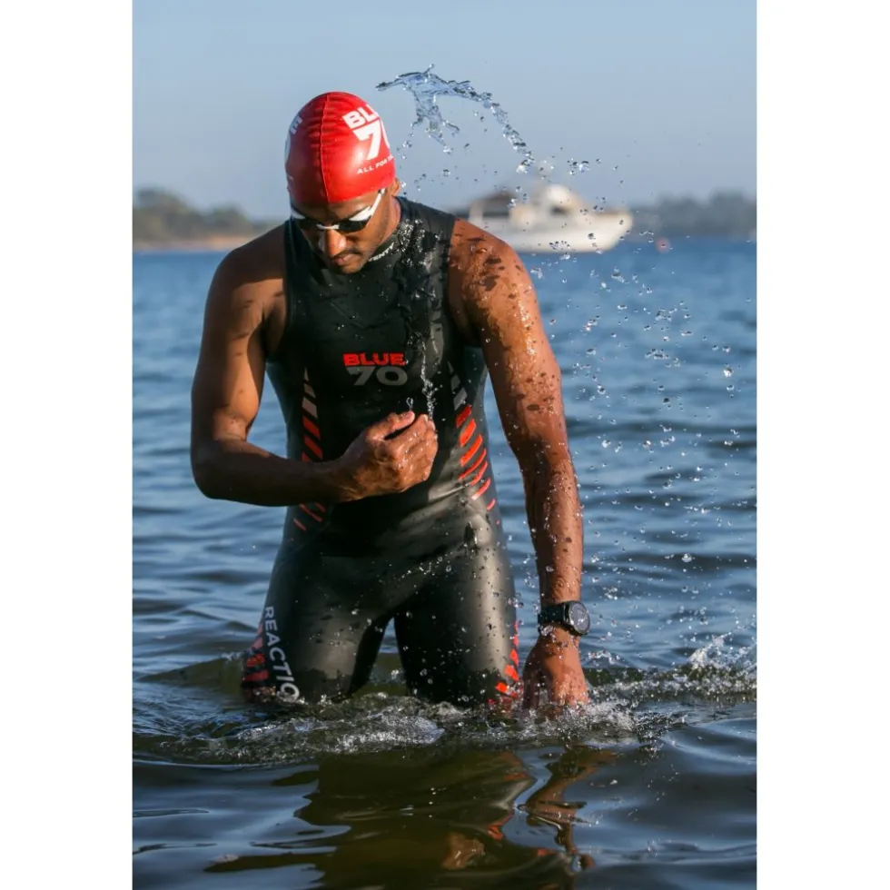 blueseventy Reaction Wetsuit zonder Mouwen Heren - Zwart