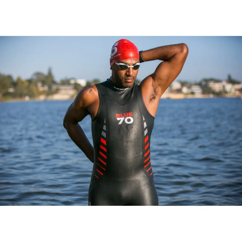 blueseventy Reaction Wetsuit zonder Mouwen Heren - Zwart
