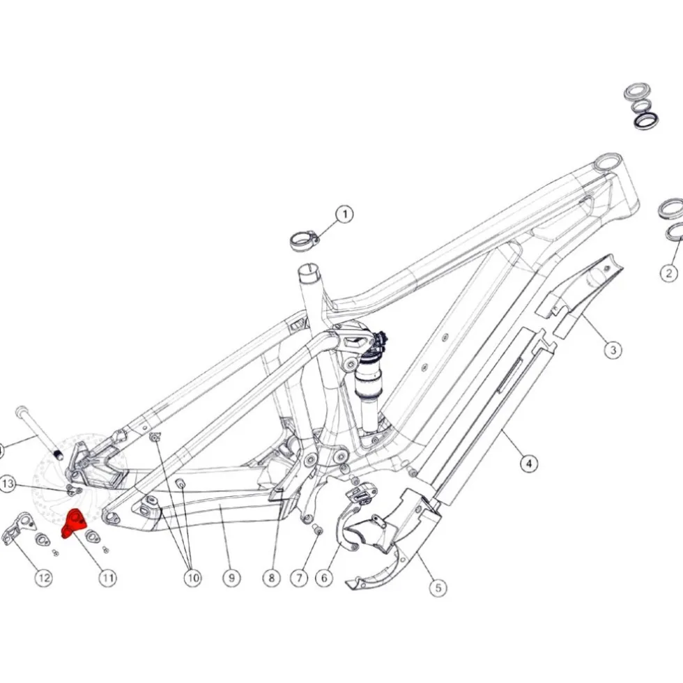 BMC Derailleur Hanger #62 - 301234