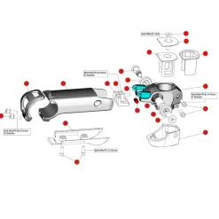 Stuurpennen < BMC ICS2 MTT x Redshift Stuurpen - 31.8mm - zwart