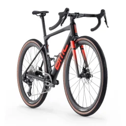 BMC KAIUS 01 FOUR - Carbon Gravel Bike - 2026 - black / neon red