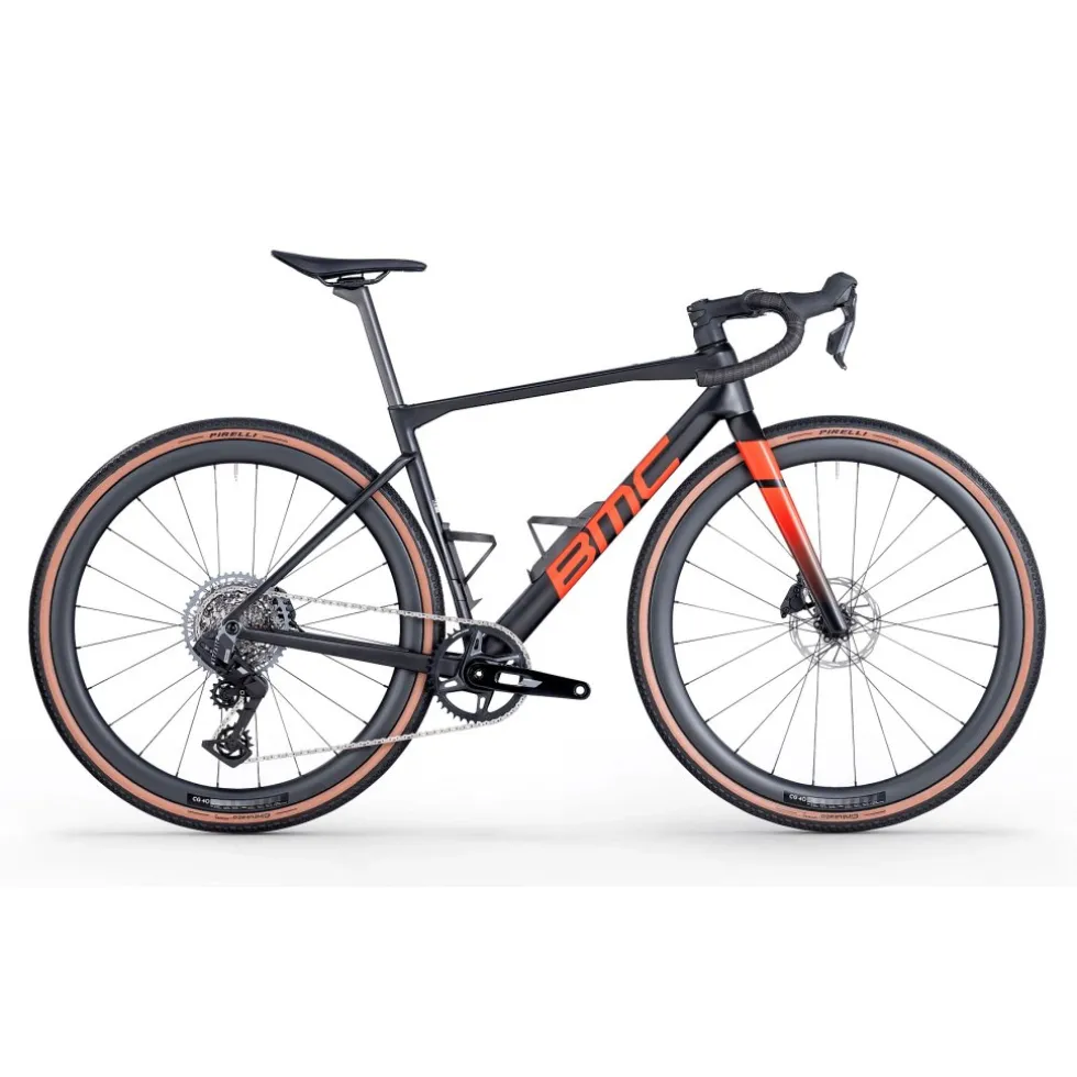 BMC KAIUS 01 FOUR - Carbon Gravel Bike - 2026 - black / neon red