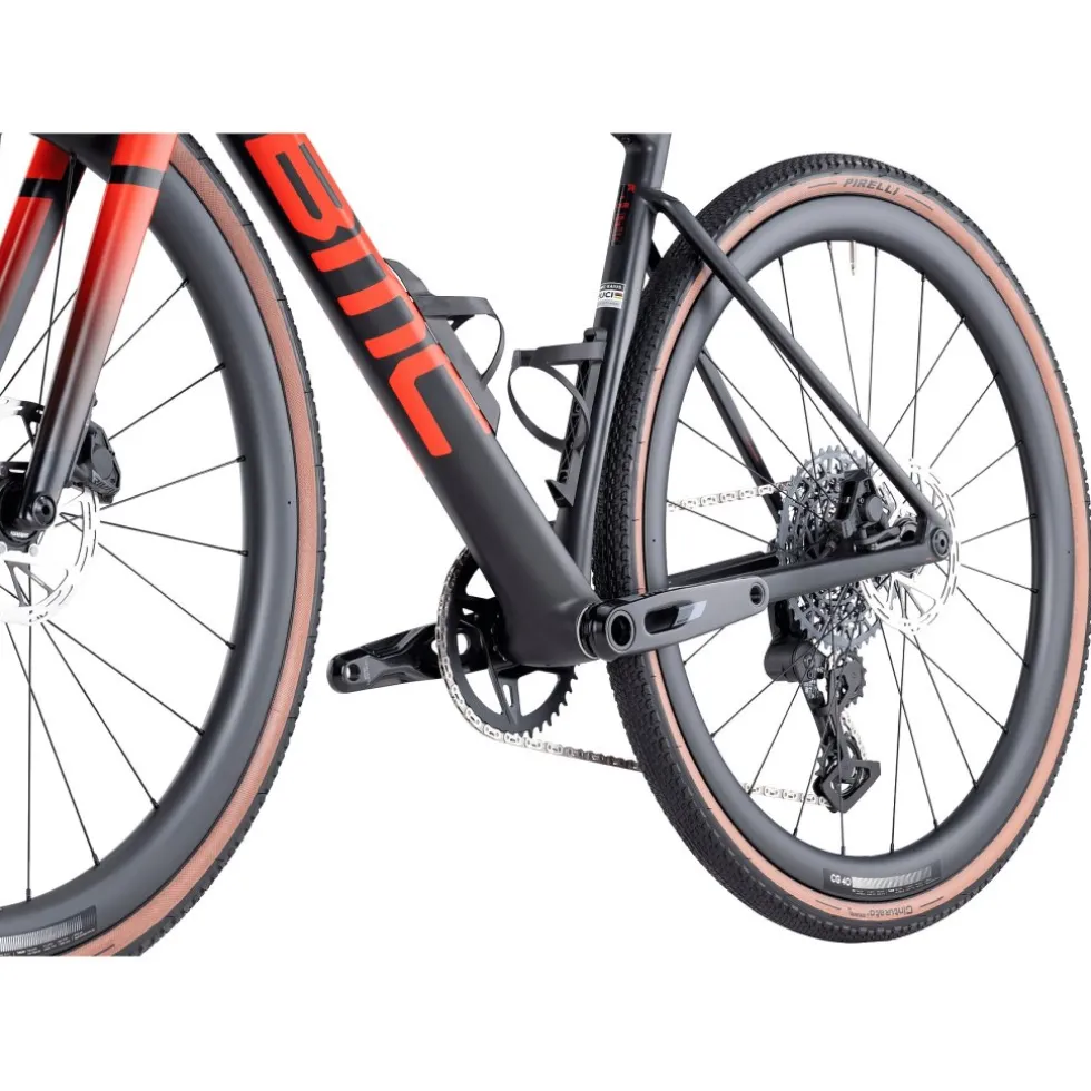 BMC KAIUS 01 FOUR - Carbon Gravel Bike - 2026 - black / neon red