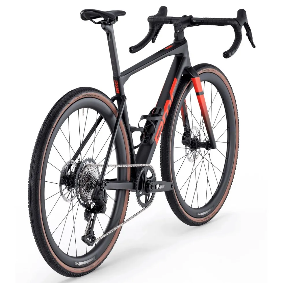 BMC KAIUS 01 FOUR - Carbon Gravel Bike - 2026 - black / neon red
