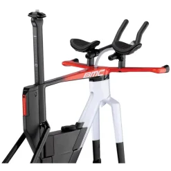 BMC SPEEDMACHINE 01 - Carbon Triathlon Frameset - 2026 - cool white / neon red