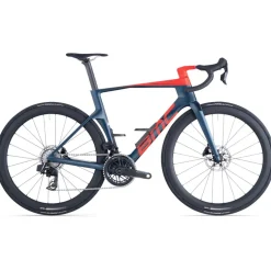 BMC TEAMMACHINE R 01 THREE - Carbon Racefiets - 2026 - deep sea / neon red
