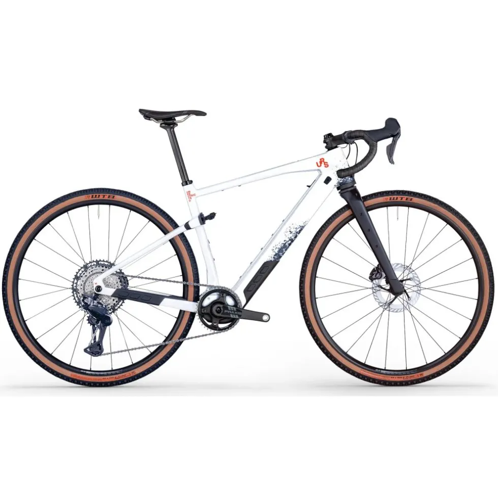 BMC URS AMP ONE - Elektrische Gravelbike - 2026 - metallic white / black