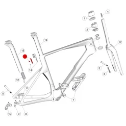 BMC Zadelpenklem voor Teammachine R 01 (2024+) - 30006282