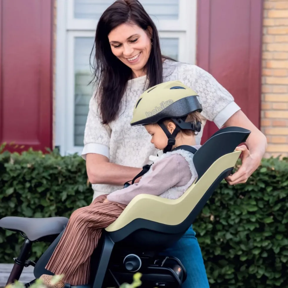 Bobike GO Fietsstoeltje voor Kinderen met Ligpositie - Bagagedrager-Bevestiging - Urban Black