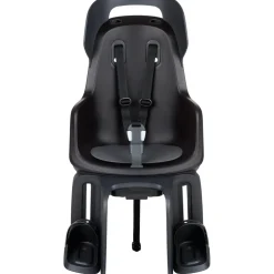 Bobike GO Fietsstoeltje voor Kinderen met Ligpositie - Bagagedrager-Bevestiging - Urban Black
