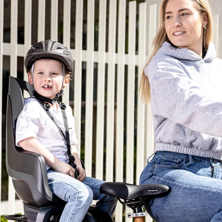 Kinderzitjes < Bobike GO Fietsstoeltje voor Kinderen - Bagagedrager-Bevestiging - Urban Black
