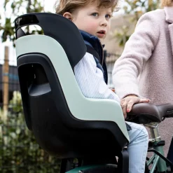 Kinderzitjes < Bobike GO Fietsstoeltje voor Kinderen - Frame-Bevestiging - Marshmallow Mint