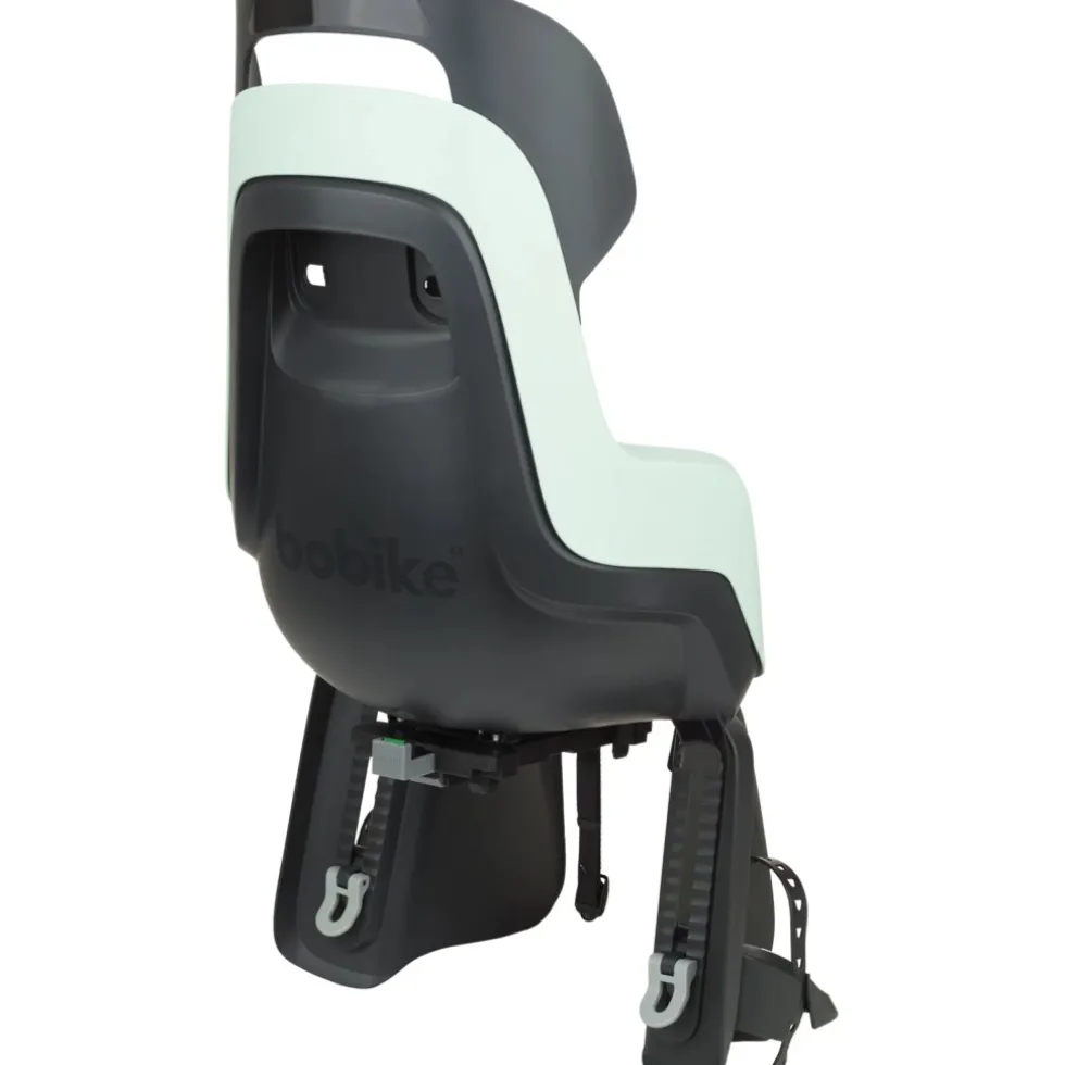 Bobike GO MIK HD Fiets-Kinderzitje - bagagedrager bevestiging - Marsmallow Mint
