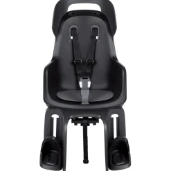 Bobike GO MIK HD Fiets-Kinderzitje - bagagedrager bevestiging - Urban Black