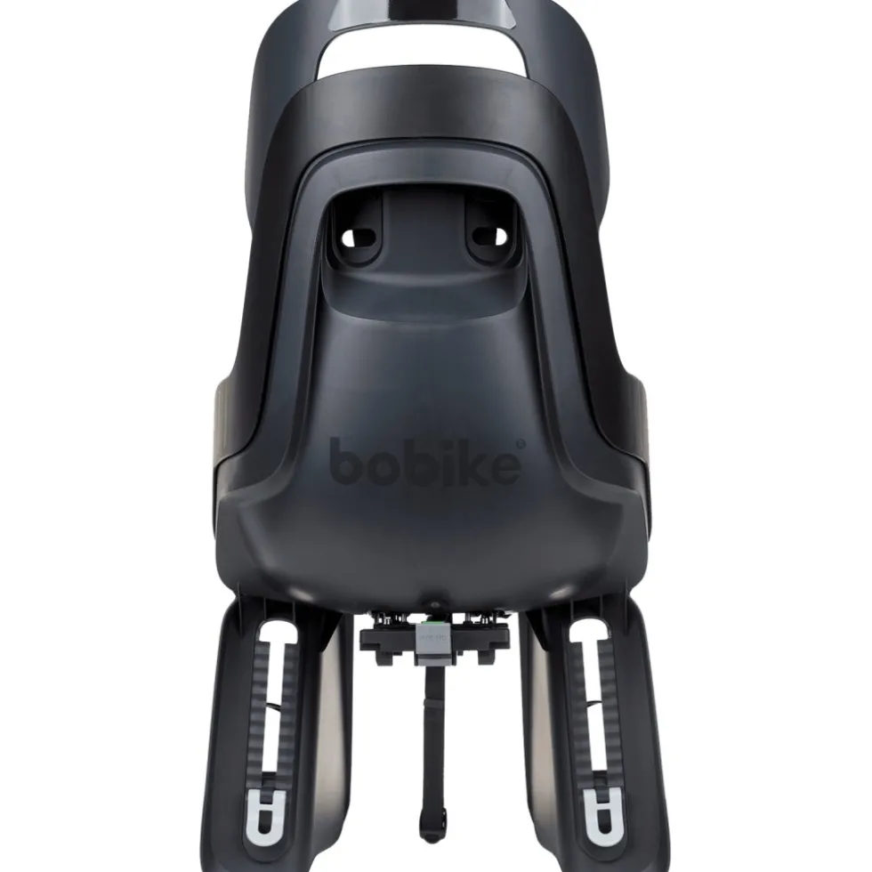 Bobike GO MIK HD Fiets-Kinderzitje - bagagedrager bevestiging - Urban Black