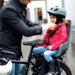Bobike GO 1P Fiets-Kinderzitje met Ligpositie - Montage Frame - Marshmallow Mint