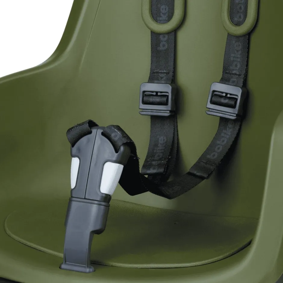 Kinderzitjes < Bobike ONE maxi Fietsstoeltje voor Kinderen - Bagagedrager-Bevestiging - Olive Green
