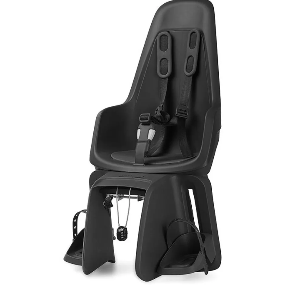 Kinderzitjes < Bobike ONE maxi Fietsstoeltje voor Kinderen - Bagagedrager-Bevestiging - Urban Black