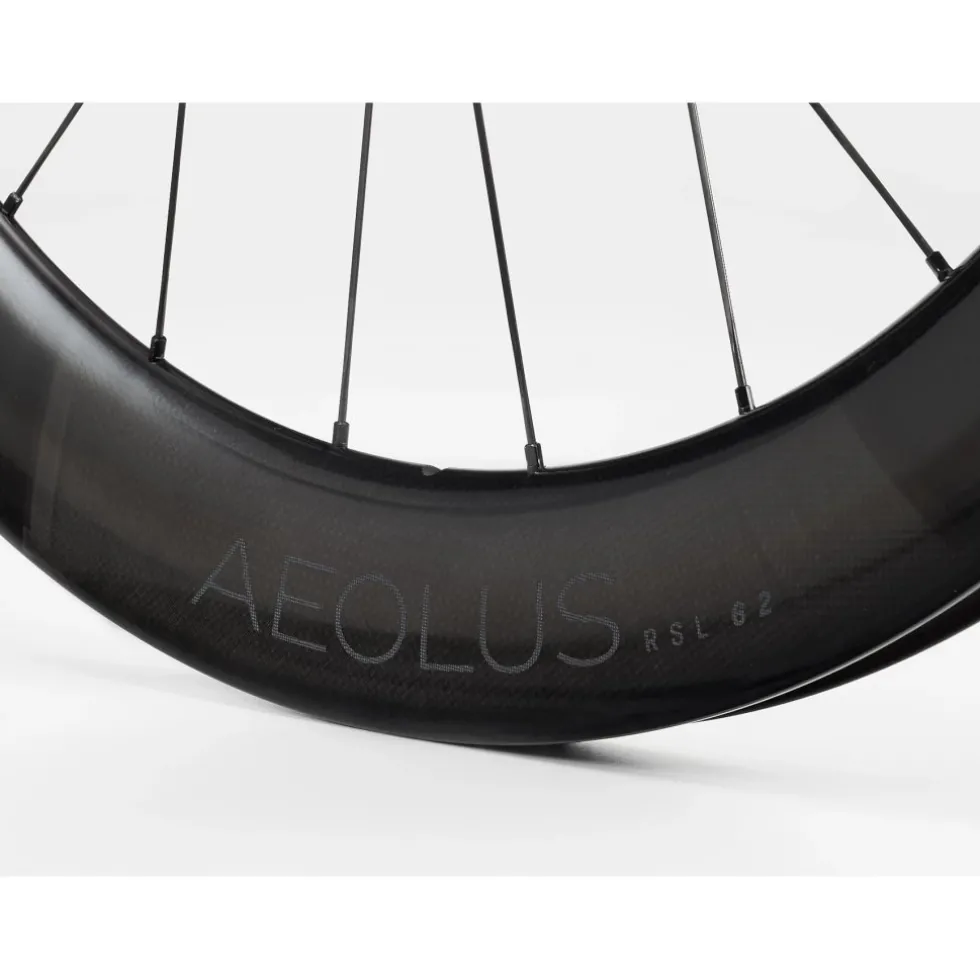 Bontrager Aeolus RSL 62 TLR Disc Carbon Front Wheel - Clincher / Tubeless - Centerlock - 12x100mm