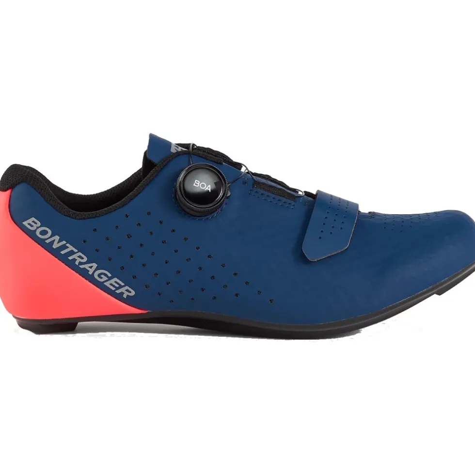 Bontrager Circuit Racefietsschoenen - nautical navy / radioactive coral