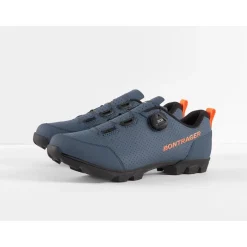 Mtb-Schoenen|Mtb-Schoenen < Bontrager Evoke Mountainbike Shoe - battleship blue / radioactive orange