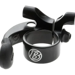 Bontrager Zadelpenklem met bagagedragerbevestiging - snelspanner - 36.4mm - zwart