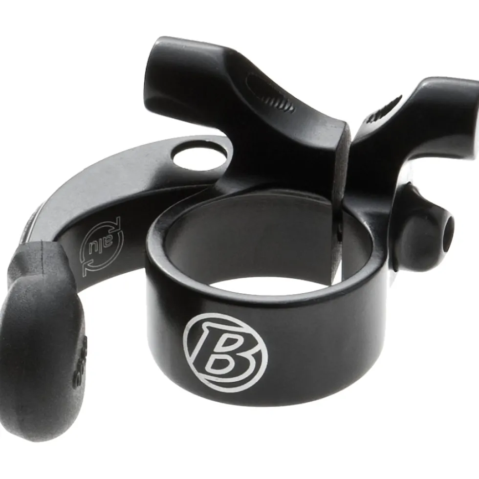Bontrager Zadelpenklem met bagagedragerbevestiging - snelspanner - 36.4mm - zwart