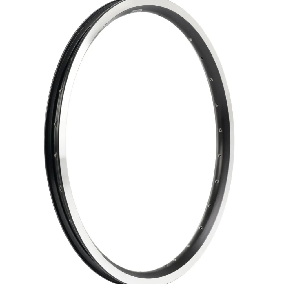 Brompton 16" Angled Bore Rim - 28 Hole - black