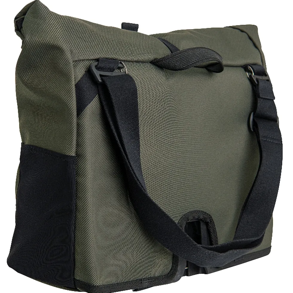 Brompton Borough Roll Top Bike Bag - 14L - olive
