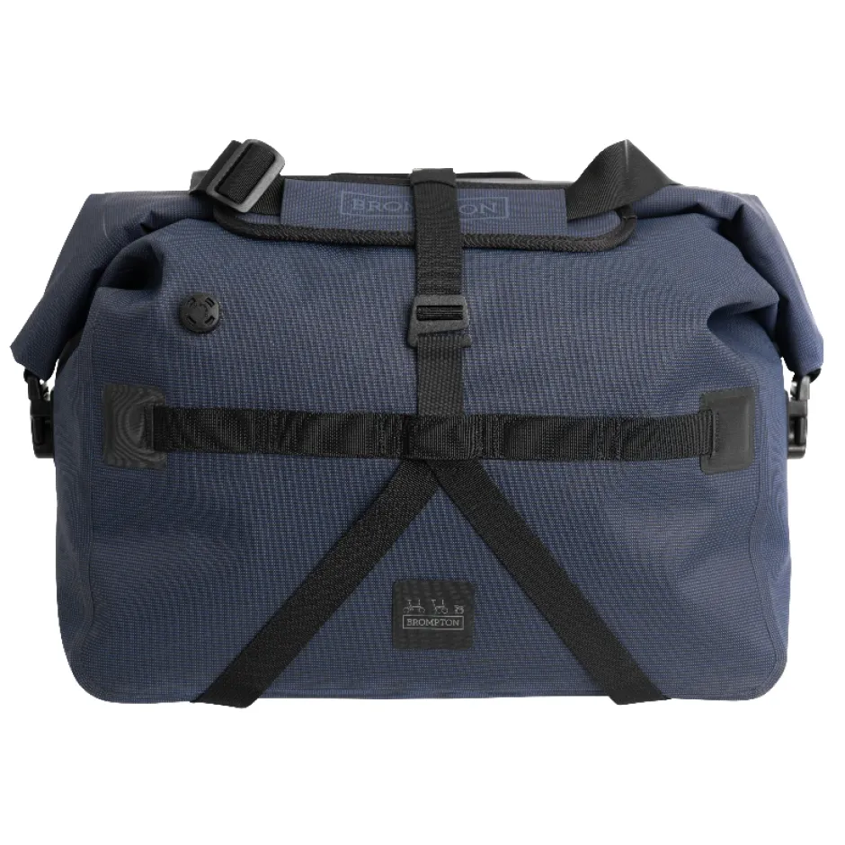 Stuurtassen < Brompton Borough Waterproof Roll Top Bike Bag - 25L - navy